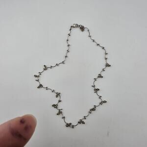 Givenchy Satellite Chain Necklace Vintage Designer Dainty 16inch
